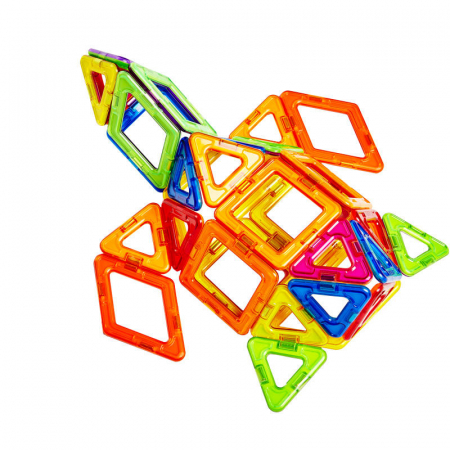 Set de constructie magnetic - 83 piese, MAGPLAYER, 2-3 ani + [1]