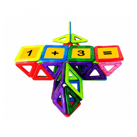 Set de constructie magnetic - 83 piese, MAGPLAYER, 2-3 ani + [2]