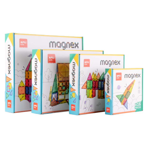 Set de constructie magnetic Magnex, 60 piese, Apli Kids, +6 ani [4]