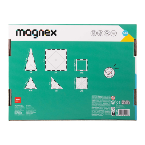 Set de constructie magnetic Magnex, 60 piese, Apli Kids, +6 ani [2]