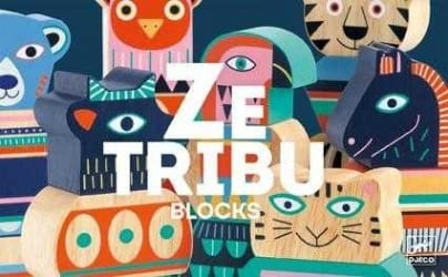 Jucarii copii 4-5 ani - Set de construit figurine animale Zetribu Djeco, 1-2 ani +