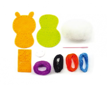 Set de cusut DIY - decoratiune topper pentru creion - Monstrulet, + 5 ani [2]