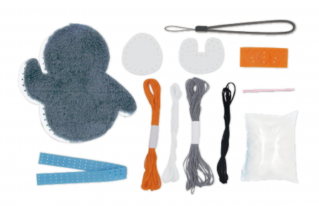 Set de cusut Primul meu Breloc - Pinguin, + 6 ani [2]