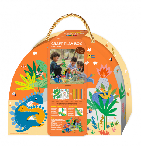 Set de joaca creativa DIY, portabil - Lumea Dinozaurilor [2]