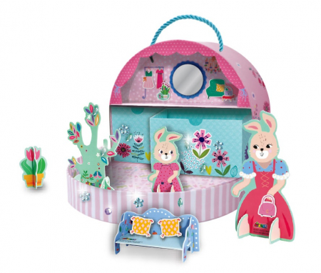 Set de joaca creativa si libera, portabil - Casa Domnisoarei Iepuras, Avenir, + 3 ani [1]