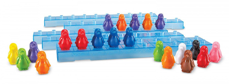 Set de matematica - pinguinii pe gheata, Learning Resources, 4-5 ani + [4]