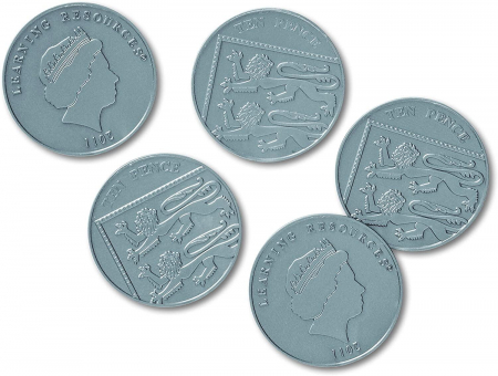 Produse - Set de monede de jucarie (10 penny), Learning Resources, 2-3 ani +