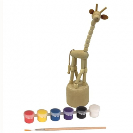 Set de pictat girafa din lemn, Egmont Toys, 4 - 9 ani [1]