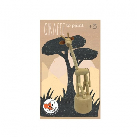 Set de pictat girafa din lemn, Egmont Toys, 4 - 9 ani [0]