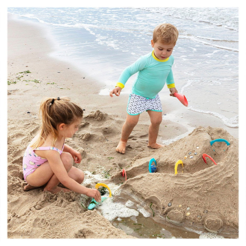 Set de plaja Triplet, jucarii multifunctionale, Quut Toys [1]