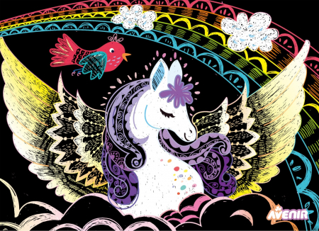 Set de razuit - 4 Cai inaripati Pegas, + 3 ani [2]