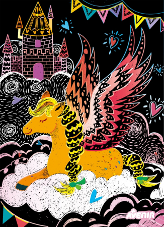 Set de razuit - 4 Cai inaripati Pegas, + 3 ani [1]