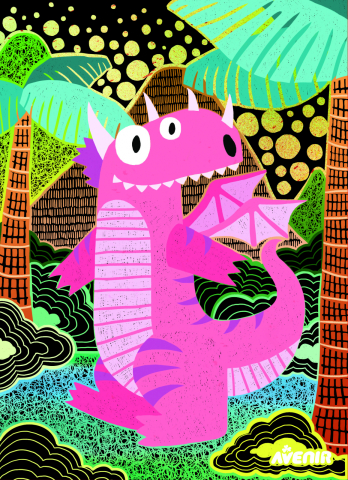 Set de razuit - 4 Dragoni magici [2]