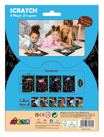 Set de razuit - 4 Dragoni magici [4]