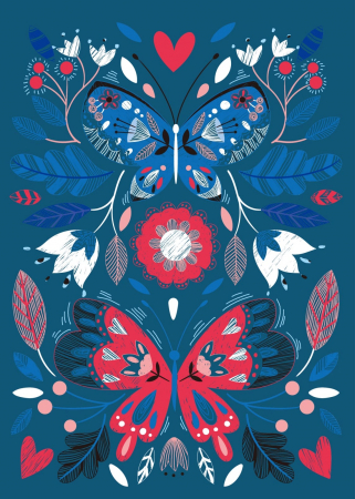 Set de razuit A4 - Gradina secreta, + 7 ani [3]