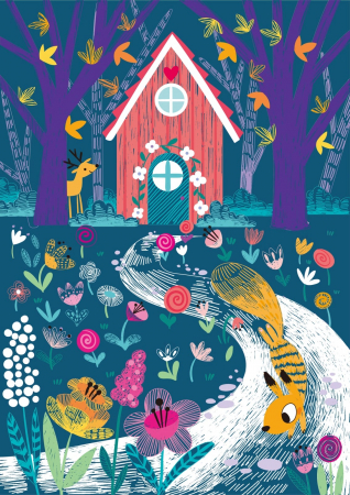 Set de razuit A4 - Gradina secreta, + 7 ani [2]