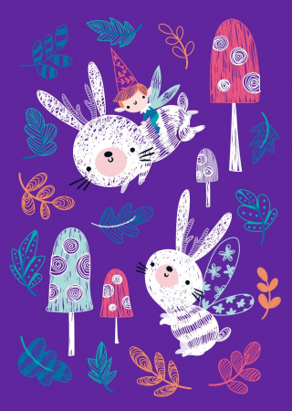 Set de razuit A5 - Elfi in padure, + 5 ani [4]