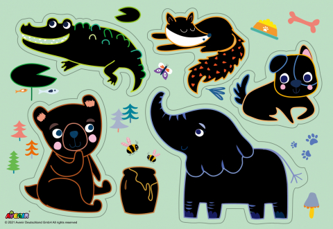 Set de razuit -Animale preferate Nivel 1 [3]