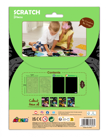 Set de razuit cu sabloane -Dinozauri [2]