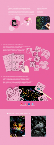 Set de razuit cu sabloane - Unicorni [6]