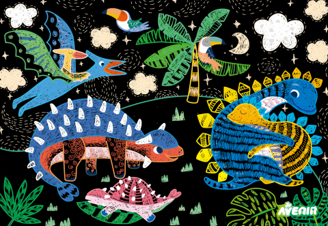 Set de razuit  -Dinozauri Nivel 3 [3]