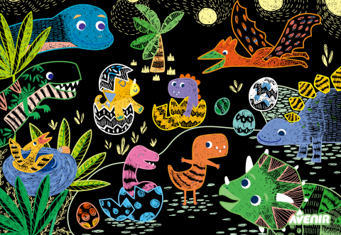 Set de razuit  -Dinozauri Nivel 3 [2]