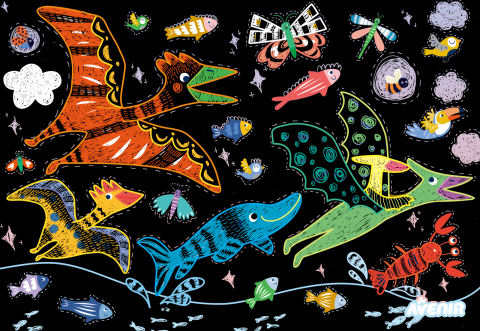 Set de razuit  -Dinozauri Nivel 3 [1]