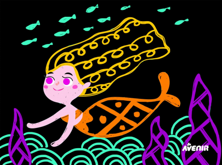 Set de razuit Scratch Junior - Mica Mea Sirena, + 3 ani [1]