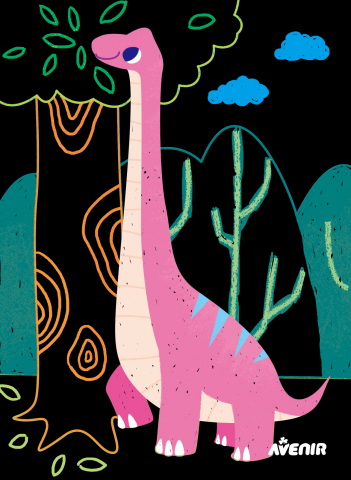 Set de razuit Scratch Junior - Prietenii mei dinozauri [2]