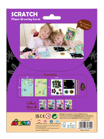 Set de razuit si realizat Felicitari - Flori [1]