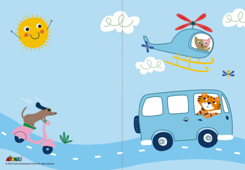 Set de razuit si realizat Felicitari - Masini [5]