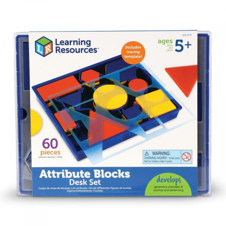 Set de sortat - Forme geometrice, Learning Resources, 4-5 ani + [5]