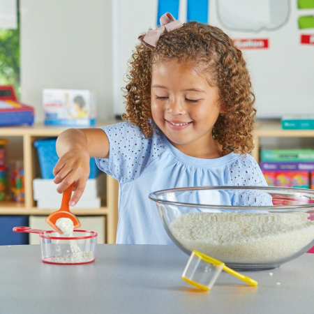 Set didactic - Fractii si volum, Hand2Mind, 6-7 ani + [4]