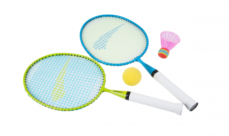 Jucarii de exterior - Set distractiv Badminton, Hudora