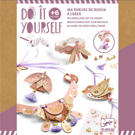 Set DIY bijuterii Miss Rosefinch, Djeco, 6 ani+ [3]