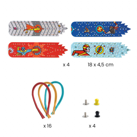 Set DIY Djeco, Bratari cu super puteri [3]