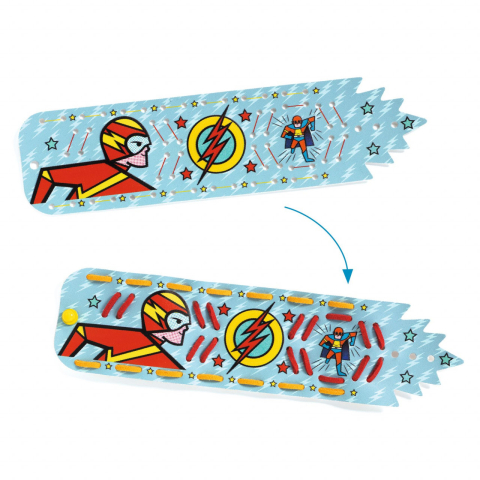 Set DIY Djeco, Bratari cu super puteri [4]
