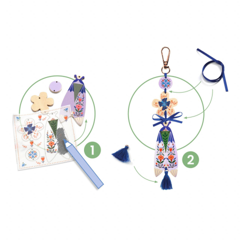 Set DIY Djeco, Brelocuri si accesorii [1]