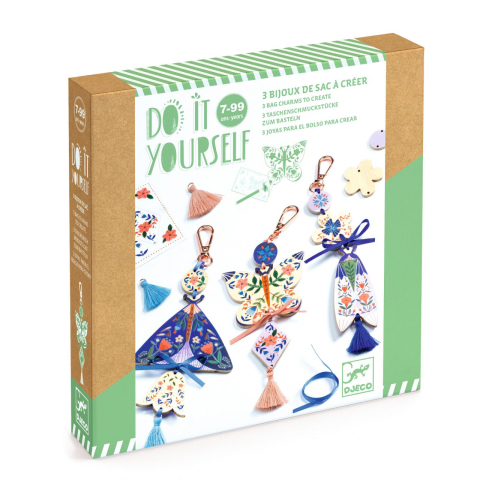 Jucarii copii 8-9 ani - Set DIY Djeco, Brelocuri si accesorii