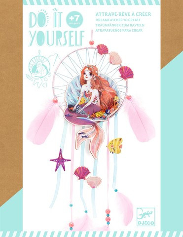 Set DIY Djeco, Dreamcatcher sirena, 7 ani + [1]