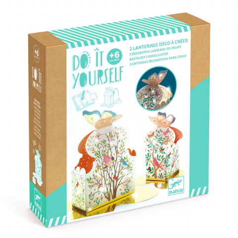Camera copilului - Set DIY Djeco, Felinare-Lumina de veghe, 6-7 ani +