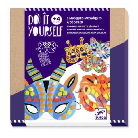 Set DIY Djeco, masti animale, 2-3 ani + [1]