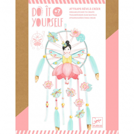 Vârsta - Set DIY Djeco, Mobil Zana Lotus, 6-7 ani +
