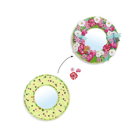 Set DIY Djeco, oglinzi inflorate, 6-7 ani + [2]