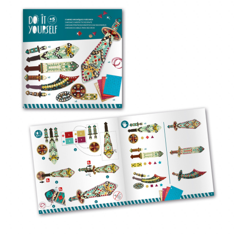 Set DIY Djeco, Sabiile piratilor, 4-5 ani + [2]