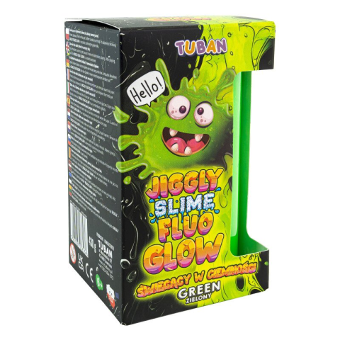 Set DIY experimente JIGGLY SLIME FLUO GLOW, VERDE 430 g [2]
