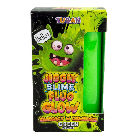 Set DIY experimente JIGGLY SLIME FLUO GLOW, VERDE 430 g [1]