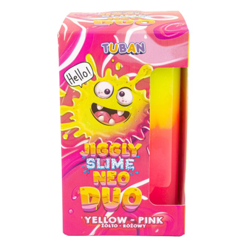 Set DIY experimente JIGGLY SLIME NEO DUO, GALBEN-ROZ [2]