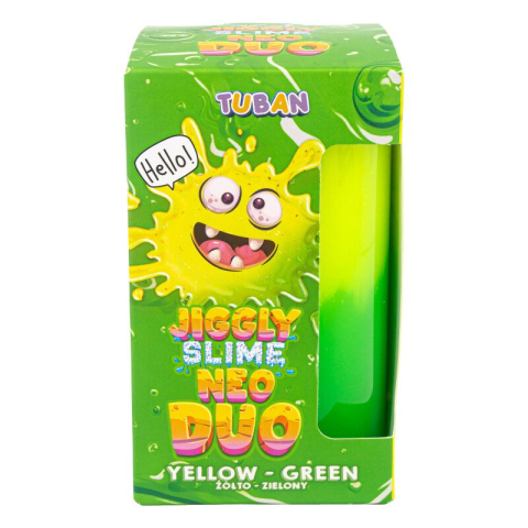 Set DIY experimente JIGGLY SLIME NEO DUO, GALBEN-VERDE [1]