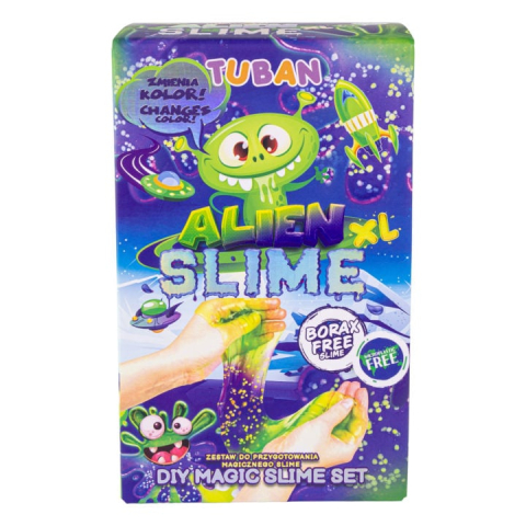 Jucarii si jocuri copii - Set DIY experimente SLIME, ALIEN XL